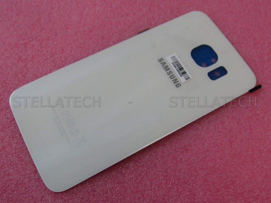 Samsung SM-G920F Galaxy S6 - Akkudeckel / Batterie Cover Weiss