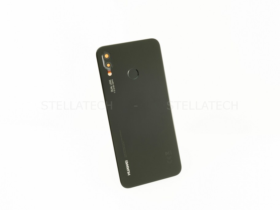Huawei P20 Lite Dual Sim - Akkudeckel / Batterie Cover Schwarz
