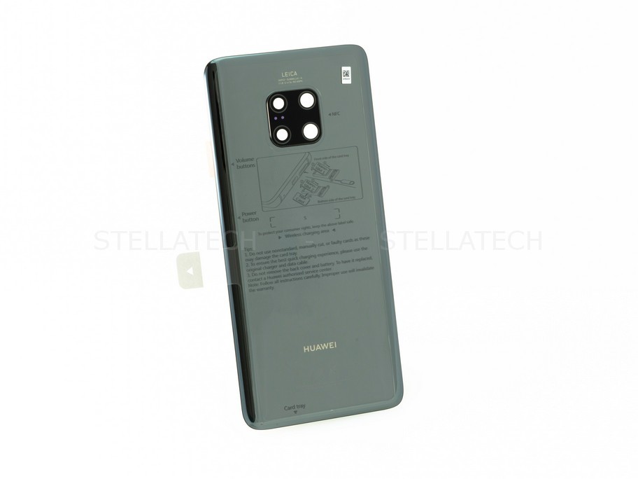 Huawei Mate 20 Pro Dual Sim - Akkudeckel / Batterie Cover Schwarz
