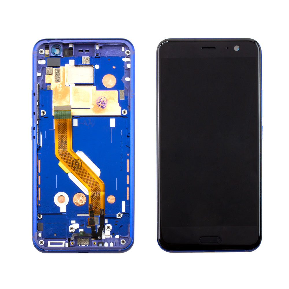 HTC U11 Display (mit Rahmen) dunkelblau