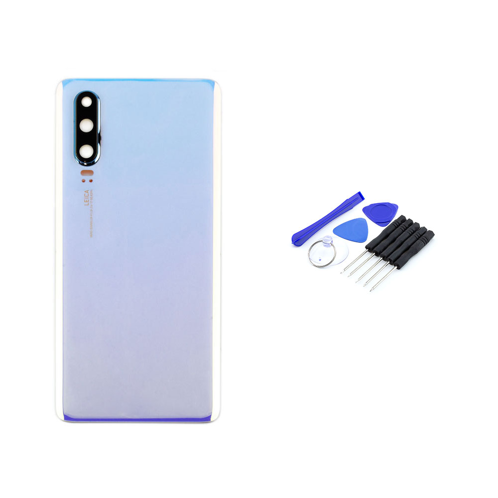 Huawei P30 Backcover Breathing Crystal (hellblau-violett) - Set