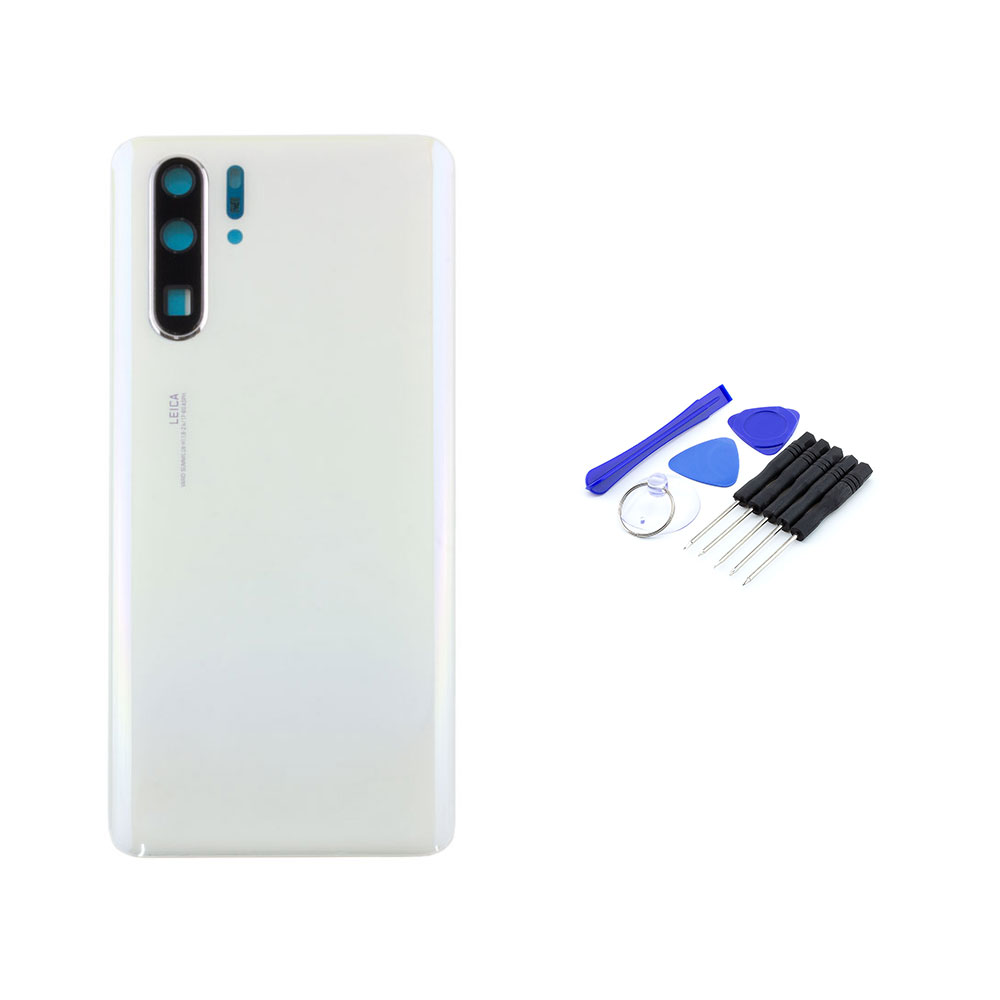 Huawei P30 Pro Backcover Pearl White (weiß) - Set