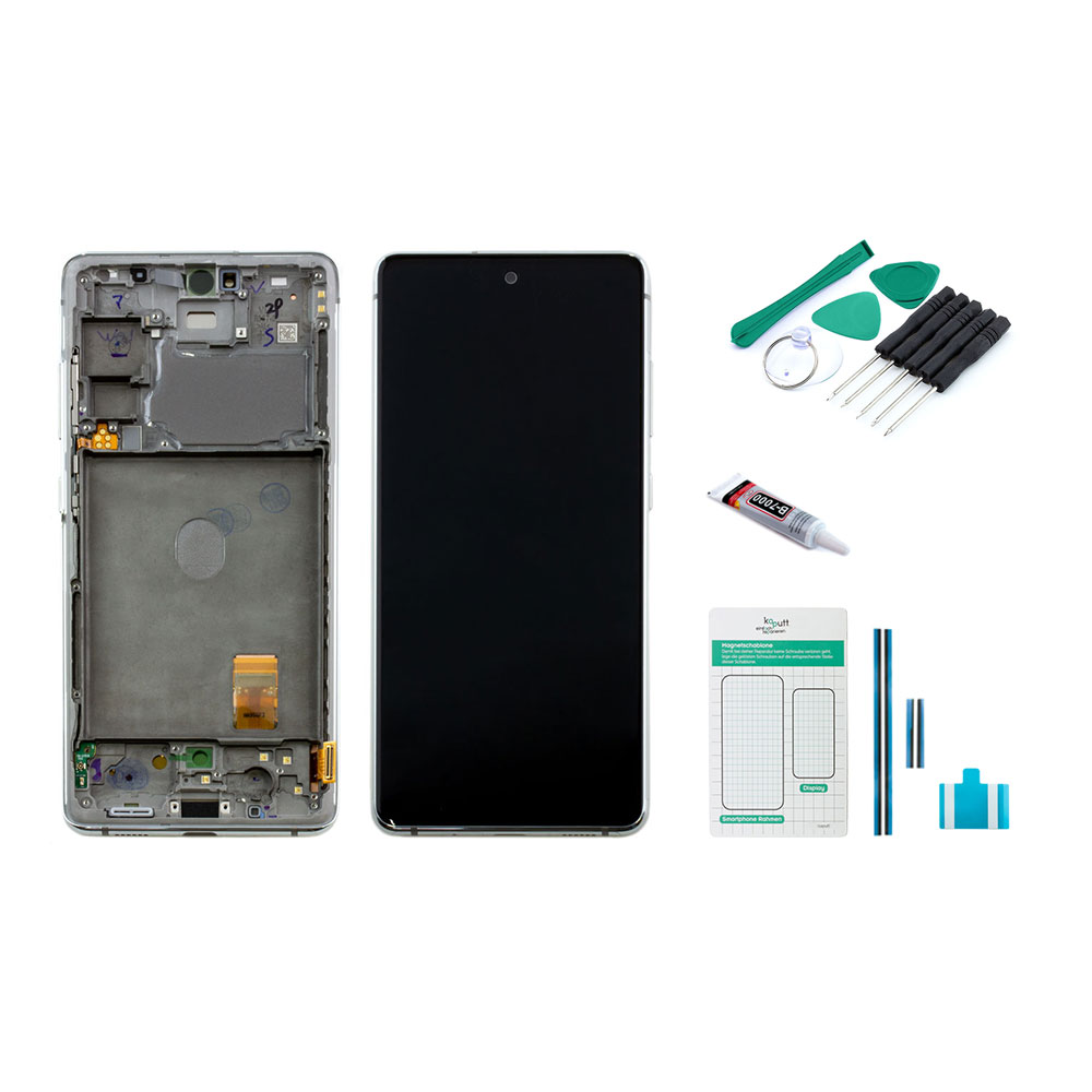 Samsung Galaxy S20 FE 5G (G781) Display weiß (Cloud white) - Set