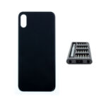 iPhone X Backcover schwarz - Premium-Set
