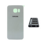 Samsung Galaxy S6 edge Backcover weiß - Premium-Set