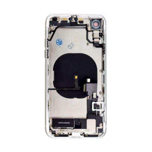 iPhone XR Gehäuse mit Backcover Weiß