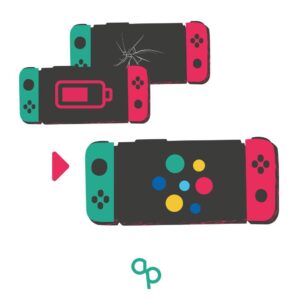 Nintendo Switch / Lite Display & Akku Reparatur
